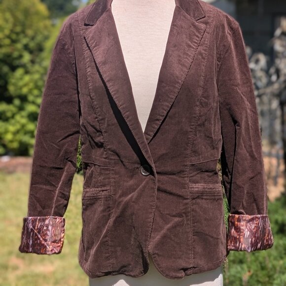 Calvin Klein Brown Fitted Jacket - Medium - Picture 1 of 7